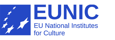 Logótipo EUNIC – Rede de Institutos Nacionais de Cultura e Embaixadas da União Europeia